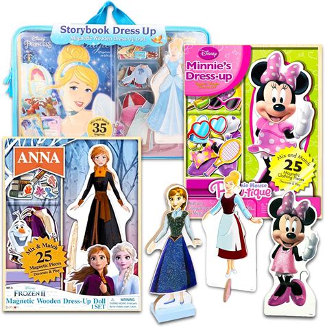 Disney Princess Magnetic Dress Up Doll Bundle Malaysia Ubuy