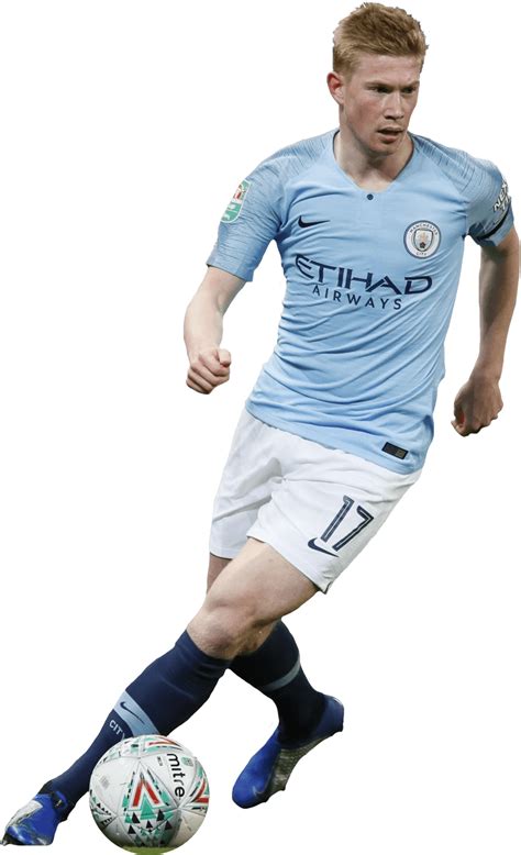 Kevin De Bruyne Manchester City football render - FootyRenders