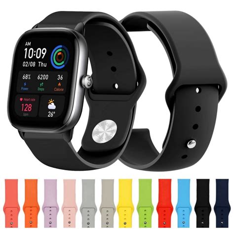 Pulseira Para Amazfit GTS 4 Mini Pulseira Silicone GTS4 Mini Shopee