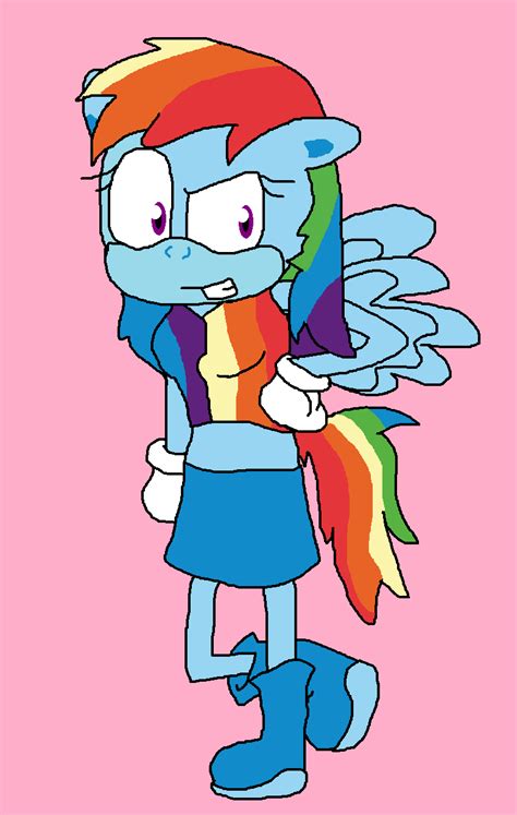 Rainbow Dash Sonic Style -Request- by kenzieham on DeviantArt