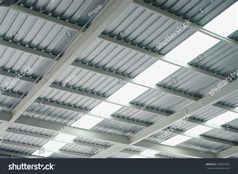 Metal Sheet Roof On Steel Beam Stock Photo 420059392 | Shutterstock