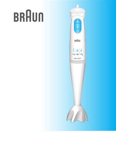 Braun Blender Mr 430 Hc Plus User Guide