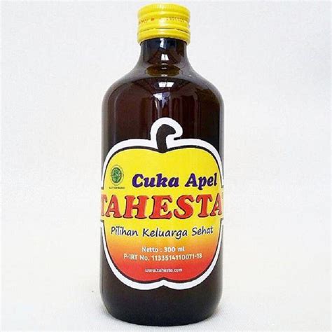 Jual Cuka Apel Tahesta Ml Original Botol Kaca Shopee Indonesia