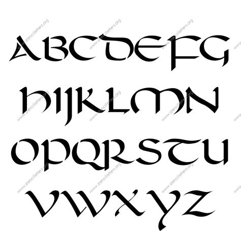 Longhand Penmanship Calligraphy Personalized Custom Stencils Stencil