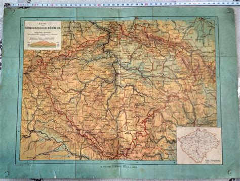 Historická mapa "Protektorát Čechy a Morava" | Aukro