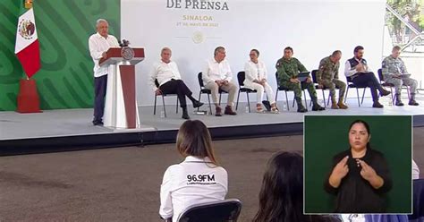 Conferencia De Prensa En Vivo Desde Sinaloa Viernes De Mayo