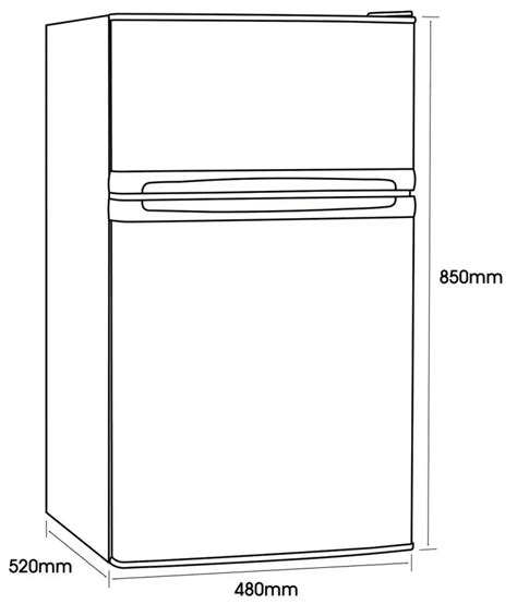 Euromaid Etm87w 85l Top Mount Refrigerator Freezer User Manual