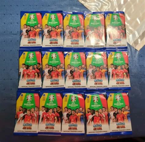 Topps Match Attax Uefa Euro Em Germany Booster T Ten Packs