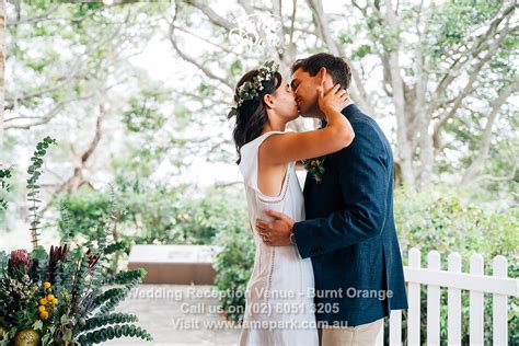 Burnt Orange Manly Weddings Fame Park Studios