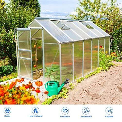 14 Pcs Polycarbonate Greenhouse Panels 4 X 2 X Greenhouse Panel