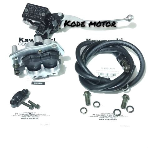 Jual Kaliper Depan Selang Rem Master Rem Set Depan Kawasaki Klx