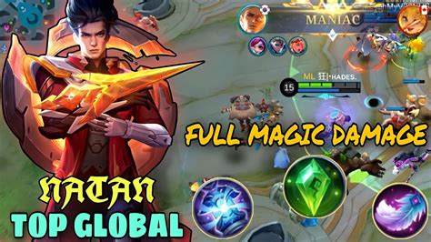 BUILD NATAN FULL MAGIC DAMAGE NATAN BEST BUILD 2023 NATAN MOBILE