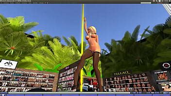 Second Life Hermosa Chica Rubia Bailando En Un Poste Xvideos