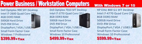 Refurbished Desktops