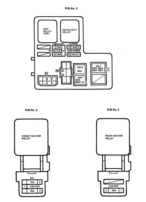 Fuse Box Diagram On A Toyota Pickup Fuse Toyota Box Dia