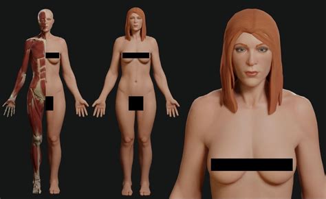 FEMALE BODY NUDE 3D Model TurboSquid 2188038