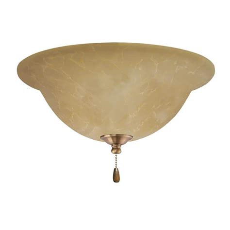 Hunter Bright Brass Ceiling Fan Light Kit-28573 - The Home Depot