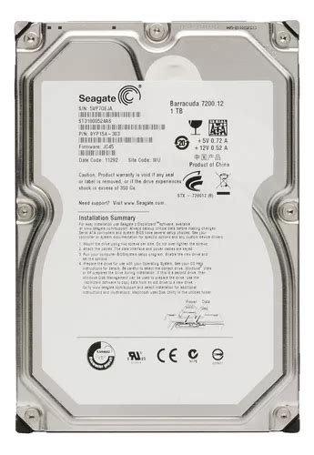 Disco Duro Interno Seagate Barracuda St31000524as 1tb Mercadolibre