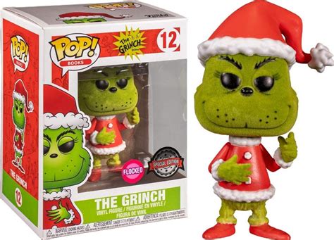 Funko Pop Movies The Grinch 12 Exclusivo Flocked Original Moça do