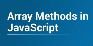 Must Know JavaScript Array Methods 2021 Amey Raut