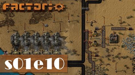 Let s Play Factorio s01e10 Suche nach Rohöl ist ein Problem