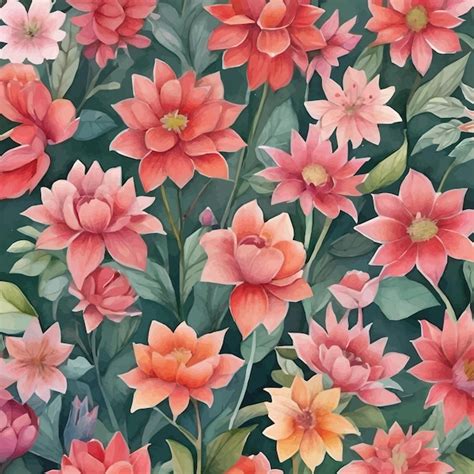 Premium Vector Flower Background