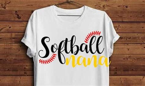 Softball Svg Softball Shirt Svg Game Day Team Shirt Etsy