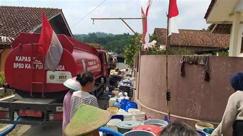 Kekeringan Meluas Pemkab Purbalingga Distribusikan Nyaris 1 Juta Liter