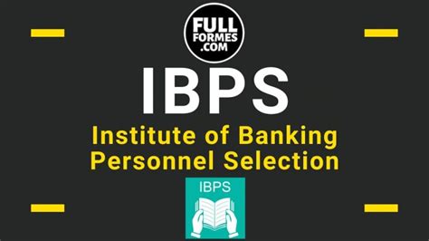 Full Form Of Ibps Govt Exams Fullformes