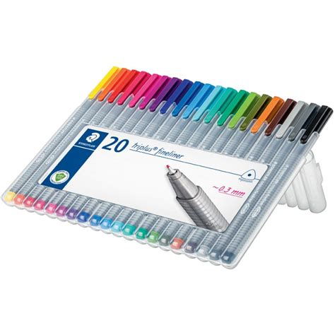 STAEDTLER Fineliner Triplus 4er Etui