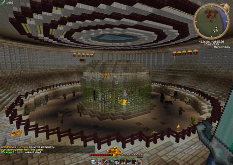 Custom Built End With Mob Arena And Pvp Arena Minecraft Map