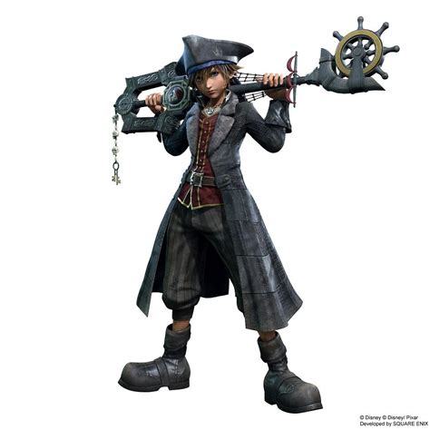 KH3 E32018 Character Caribbean Sora - In-game Assets & Renders - KH13 · for Kingdom Hearts