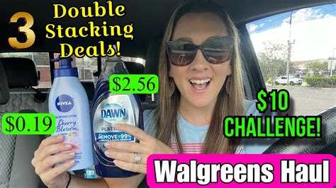 Walgreens Haul 3 DOUBLE STACKING DEALS Easy 10 Challenge 8 27 9 2