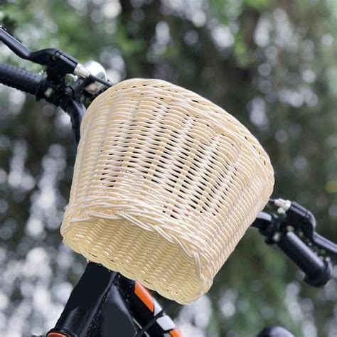 Panier De Vélo en Osier pour Enfant Panier Vélo Osier Avant Panier À