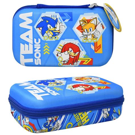 Sonic The Hedgehog Molded Pencil Case School Supplies Box Pouch For