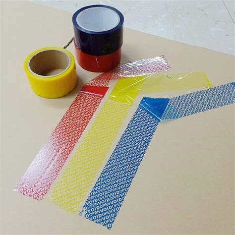 Full Transfer Tamper Evident Void Security Packaging Tape