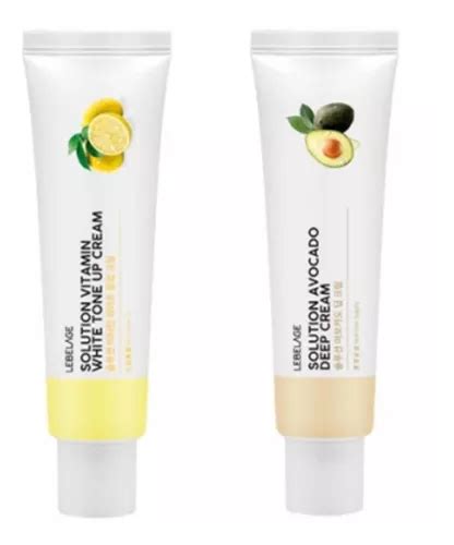 Crema Facial Aclarante Solución Coreana Aguacate Y Vitamina Meses