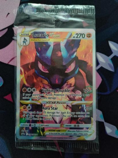 Pokémon karta Lucario VSTAR SWSH 291 SWSH Black Star Promos Aukro