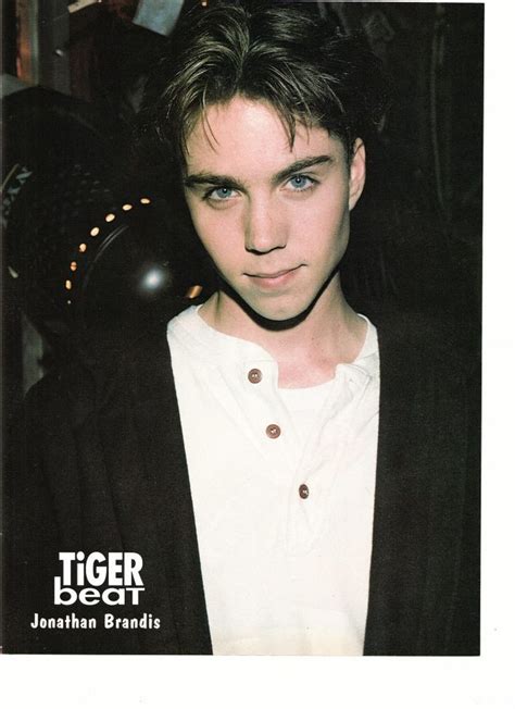 Jonathan Brandis Teen Magazine Pinup Clipping Suit Teen Stars Forever Pinups Brandis