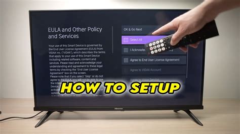 How To Setup Your Hisense Vidaa TV For The First Time YouTube