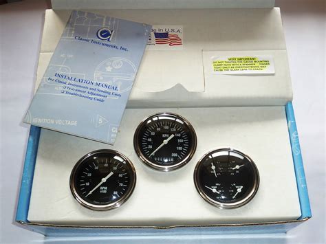 CLASSIC INSTRUMENTS HOT ROD SERIES GAUGES JPW JUST PARTS