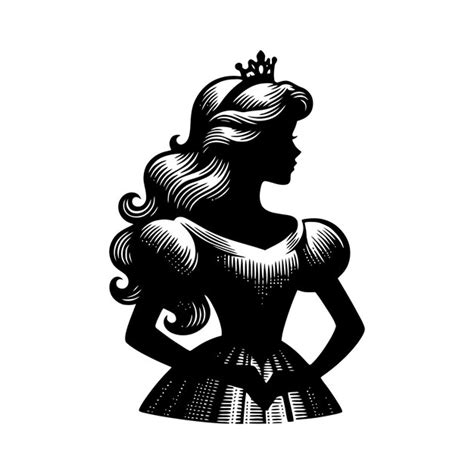 Premium Vector Princess Silhouette