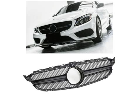 Grill Sport Kühlergrill passt für Mercedes W205 2014 2018 360