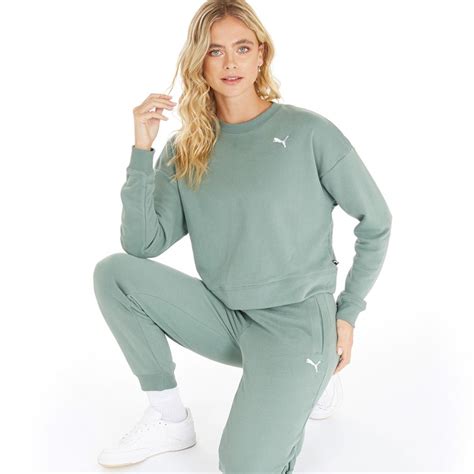 Buy Puma Womens Loungewear Tracksuit Eucalyptus