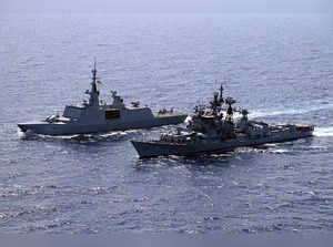 Indian Japanese Navies Begin Day Wargame The Economic Times