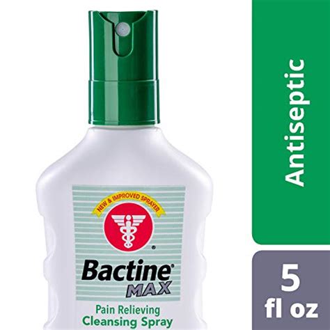 Bactine MAX Pain Relieving Antiseptic Spray With Lidocaine Kills 99