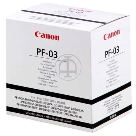 Cap De Printare CANON PF 03 Negru