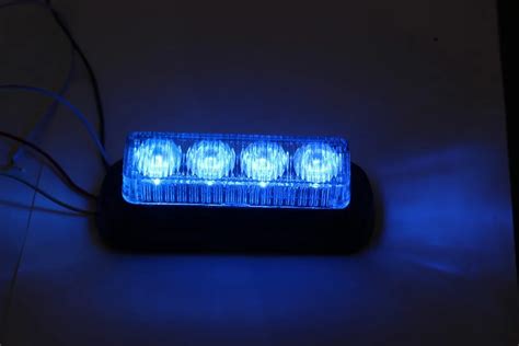 Hf148 3w Bright Dual Color Safety Car Grille Led Strobe Light Warning