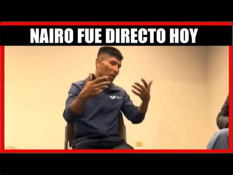 NAIRO Quintana NO SE GUARDA NADA ESTO DIJO HOY ANTES De SU DEBUT EN