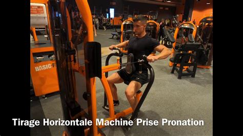 Tirage Horizontal Machine Prise Pronation YouTube